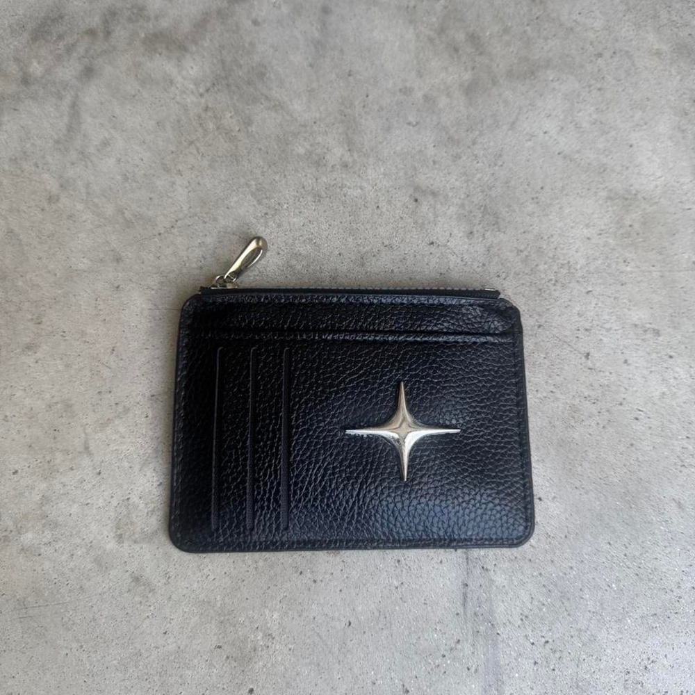 Black Star Card Holder